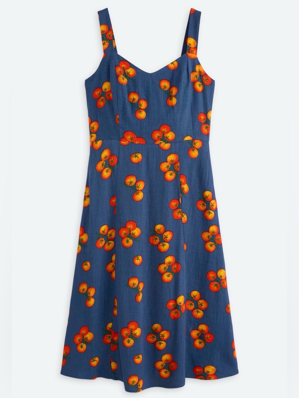 Market & Spruce Genevieve Linen Blend Midi Dress Navy XL NWT STITCH FIX